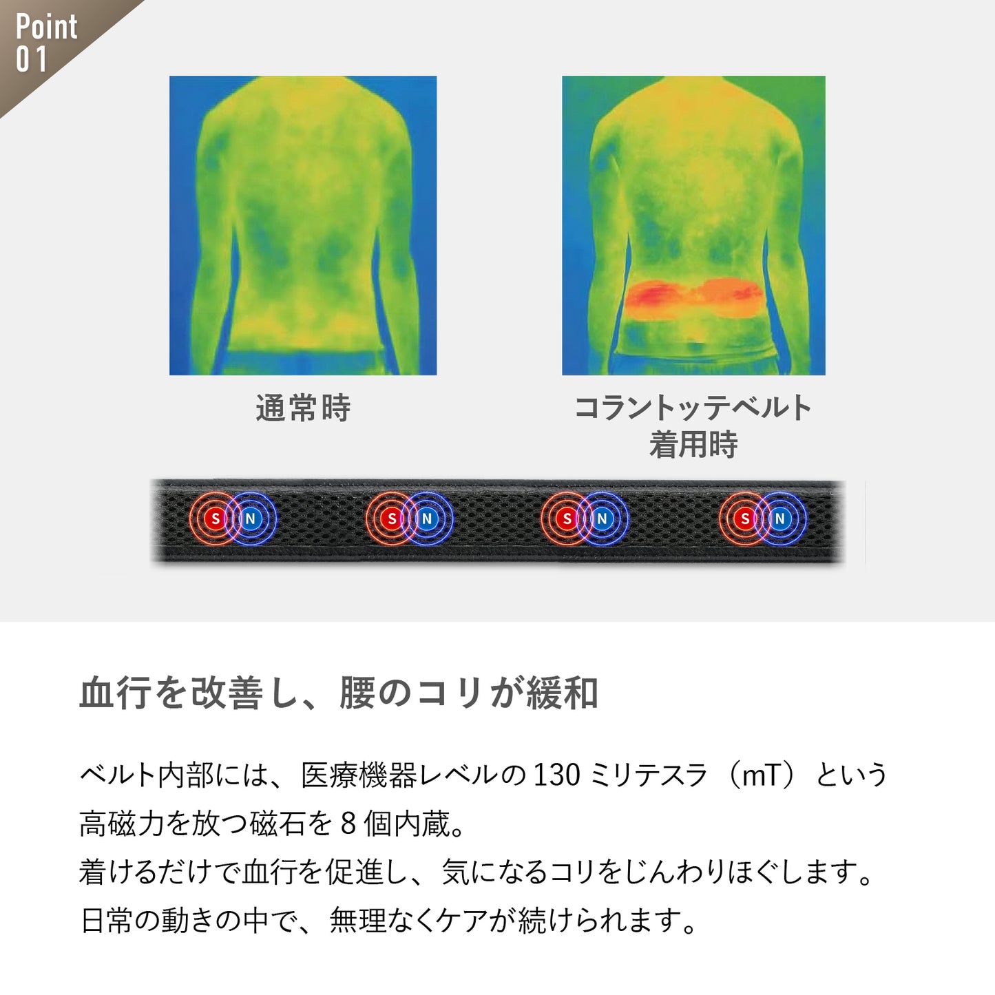 【コラントッテラボ ベルト 】ワンタッチタイプ CWCO001
