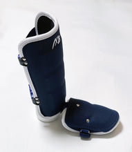 Load image into Gallery viewer, Foot Guard For Left Batter Mesh Material Navy x White
