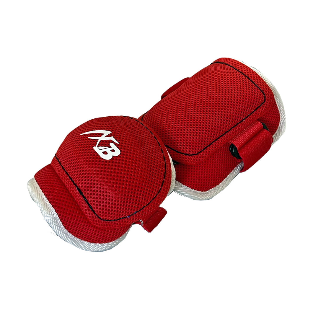 Elbow Guard Wide Type Mesh Material Red X White