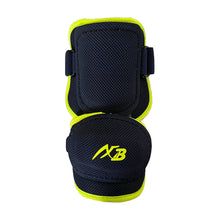 Load image into Gallery viewer, Elbow Guard Wide Type Mesh Material Navy x Neon Yellow
