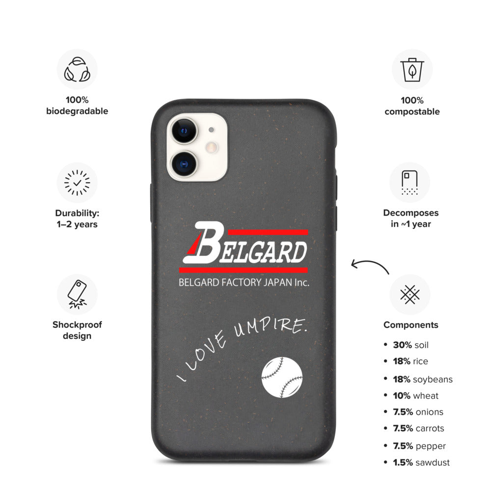 Belgard ロゴ i-phone case  I LOVE UMPIRE.