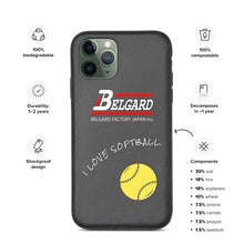이미지를 갤러리 뷰어에 로드 , Belgard 로고 i-phone case I LOVE SOFTBALL.
