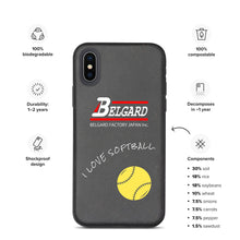 이미지를 갤러리 뷰어에 로드 , Belgard 로고 i-phone case I LOVE SOFTBALL.
