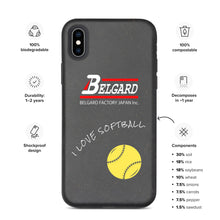 Load image into Gallery viewer, Belgard logo i-Phone Case I Love Softball.
